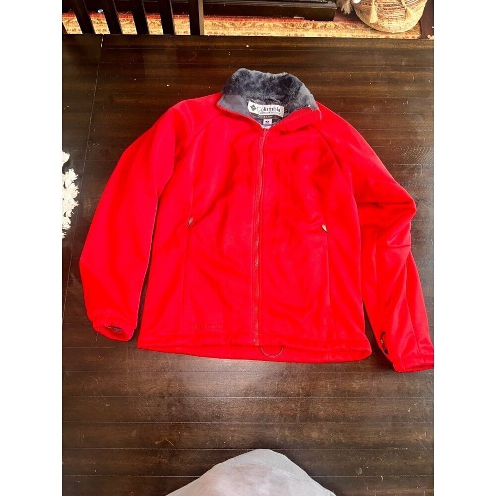 Columbia Interchange base layer full zip jacket only w/faux-fur collar small